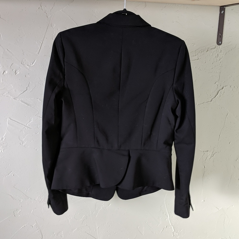 Express Black Double Button Knit Blazer - image 3
